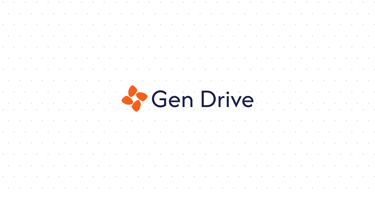 Gendrive Logo Gen Drive|生成AI搭載AI-OCRは、ファイルを置くだけ。